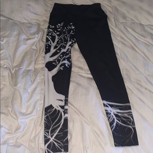 Women’s S Tree Design Yoga Leggings